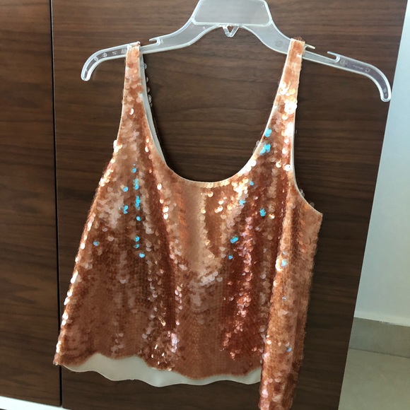 BCBG Reese Sequined Top 🌟ACCEPTING OFFERS🌟 - Picture 5 of 7